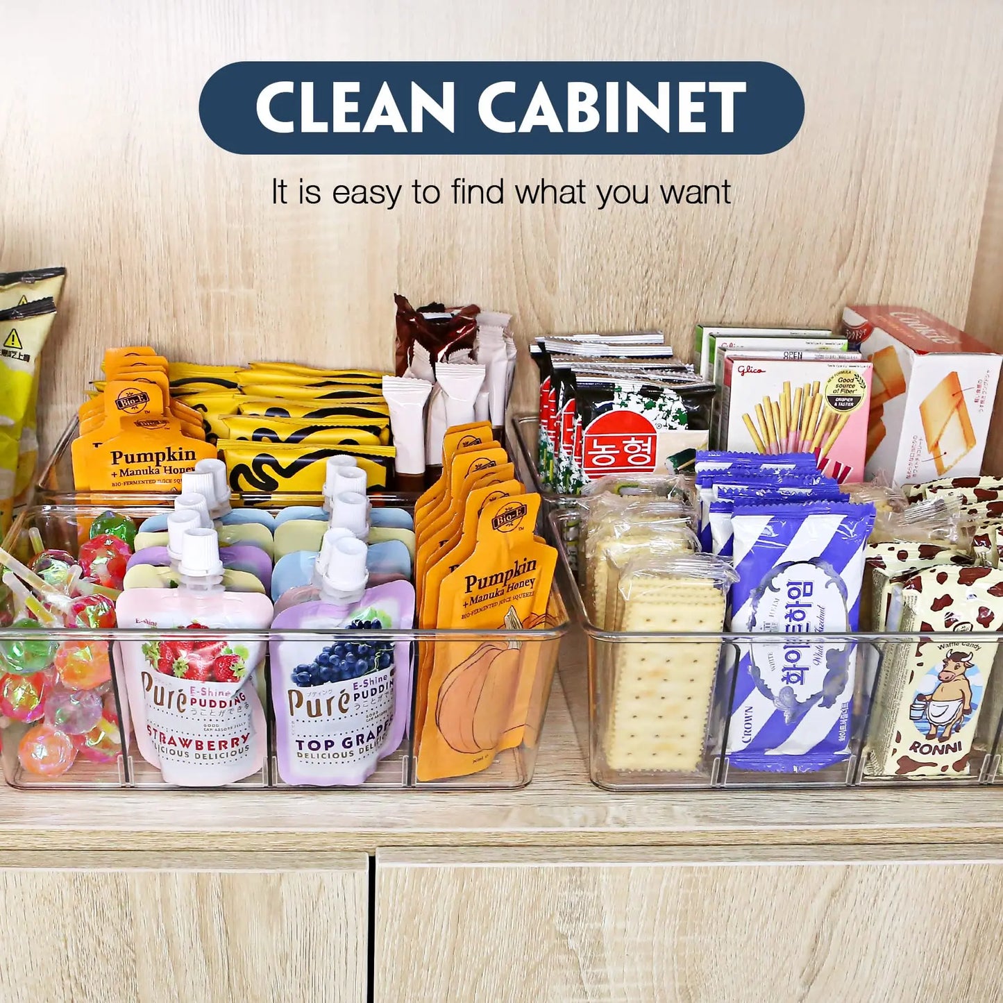 Versatile Pantry & Fridge Organizers