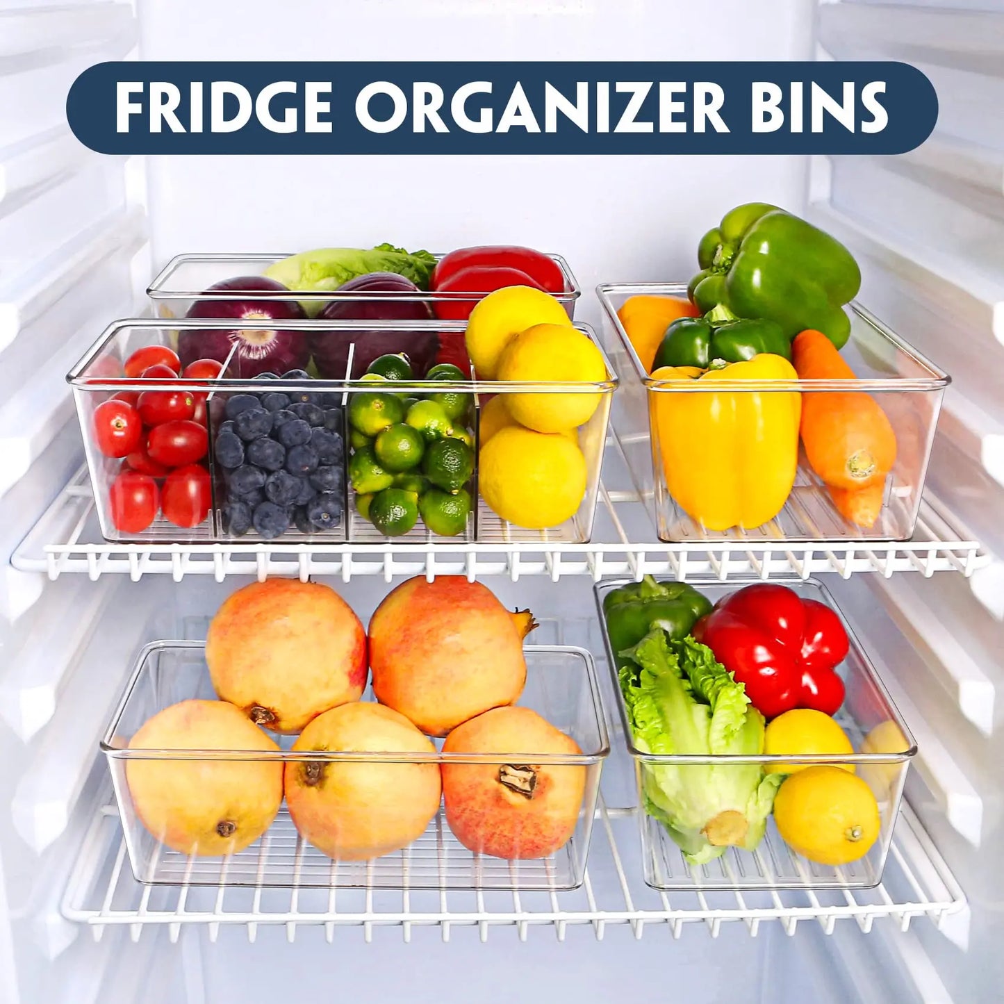 Versatile Pantry & Fridge Organizers